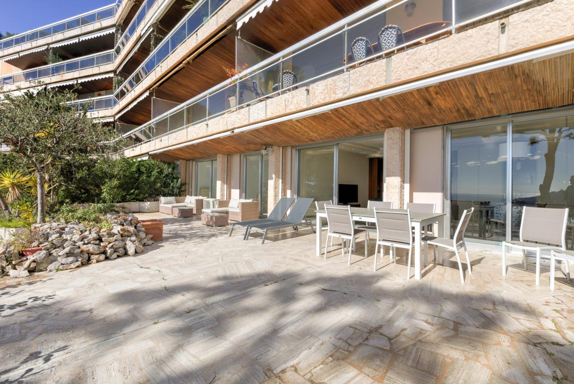 Giant Terrace On A Stunning View Appartement Villefranche-sur-Mer Buitenkant foto